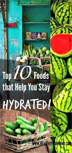 Find out how much water is in some of your favorite foods...These high-water-content foods are refreshing, hydrating, filled with nutrients, and naturally low in calories...