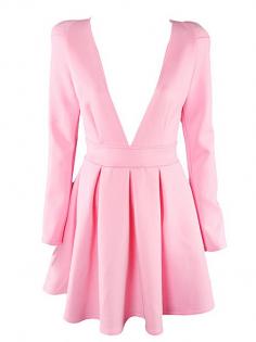 Pink Long Sleeve Deep V Neck Backless Skater Dress - Nextshe.com. Nextshe was founded in 2013. It is dedicated to making it possible for young ladies to enjoy charming clothes most in fashion without going out.
Here, women can get their favorite dresses, skirts, tops and bottoms and so on.
The goal that Nextshe passionately strives for is for every woman to be most changeful and become brand-new every day.