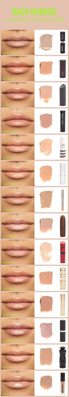 
                        
                            Neutral Lipstick Review | Neutral lipsticks you should shop now. #youresopretty
                        
                    