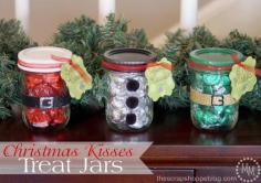 
                    
                        Christmas Wonderful: Kisses Treat Jars...These Are So Adorable & Cute...
                    
                