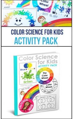 
                    
                        Color Science Activity Pack for Kids includes activity pages, charts and worksheets for children learning all about colors.
                    
                