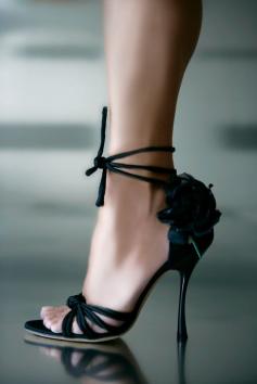 
                    
                        Classical Black High Heeled Sandals Fantastic Elegant Look
                    
                