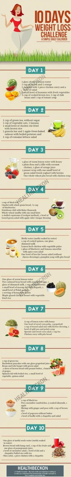 If you too are looking for ways to lose weight and live a healthier life, you have come to the right place! The following tips can help you shed a few pounds, and that too in just 10 days! Weight loss motivation and great weight loss tips here - www.topeffectivediets.ml