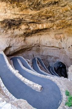 Natural Entrance at Carlsbad Caverns National Park, New Mexico, United States, North America