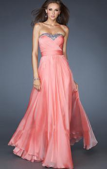 Online Long Pink Evening Formal Dress from marieaustralia.com