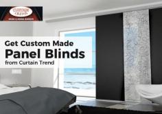At Curtain Trend, we sell a highly customised range of panel blinds to investors, motels, hotels, backpackers, builders, body corp, commercial projects, trade and the general public. For seeking professional advice, visit our showroom. http://www.curtaintrend.com/custom-made-panel-blinds/