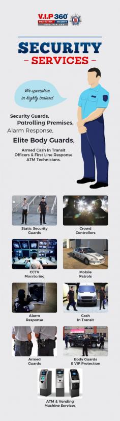VIP 360 supplies security guards to monitor CCTV cameras on a small or large scale. Our security guards are experienced and licensed at monitoring CCTV. For more details, visit our website.