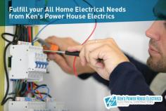 Get the top quality domestic service in Melbourne from Ken's Power House Electrics. Our contractors are the most reliable electricians and we are always up with the knowledge of recent advancements in the industry. So feel free to call us anytime between 7am to 7 pm. 
