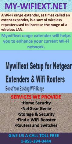 With the help of Wi-Fi range extenders and extensions you can expand a wireless from your office to the poolside and 
even your office crohttp://my-wifiext.net/geniesetup.htmlssway over town.
