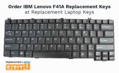 Get your IBM Lenovo F41A replacement keys online from Replacement Laptop Keys. We provide keys of all laptop brands, based on your requirements. Also, we provide an in-depth installation guide on how to install laptop keys by yourself.