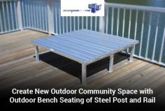 Steel Post and Rail is the leader in providing outdoor bench seating products. We have almost 30 years of experience in designing, and manufacturing all types of bench seating solutions to councils, sporting clubs, educational institutions, and government entities.