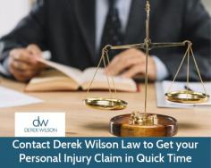 Whether you are a sufferer of personal injury, motor vehicle accident or need disability insurance claim, Derek Wilson Law is the right place for you. We will fight for your rights, even if your claim has been denied.