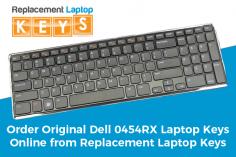 Visit Replacement Laptop Keys online to shop for original, brand new keyboard keys of Dell 0454RX laptop. Our keys are easy to install by the user with the help of our video guide. 