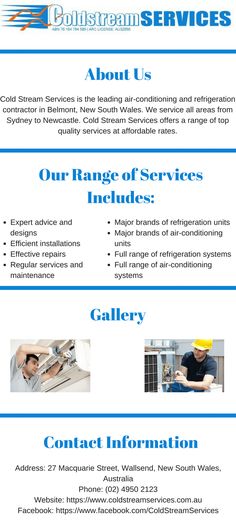 Call Cold Stream Services today for the best air-conditioning and refrigeration services at affordable rates!