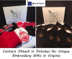 Yhtack in Stitches is the perfect place when looking for an embroidery gift for any occasion. We supply unique embroidery gifts, ideal to show someone you love just how special they are. 