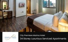 City Premiere Marina is 34 storey luxurious apartments situated in the heart of Dubai. Our hotel offers on-site dining options where the guests are pampered with exquisite service, spa, wellness area and fitness center with sauna and steam room.