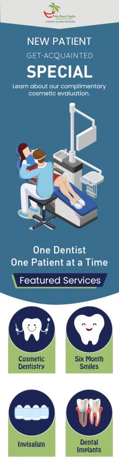 Palm Beach Smiles is your one-stop dental practice to attain personalized dental care services in Boynton Beach, FL. We aim to help you achieve a smile of your dream with various services like dental implants, cosmetic dentistry, six months smile, invisalign, and many more. 