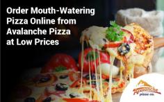 Craving pizza? Order mouth-watering pizza online from Avalanche Pizza. We have highly skilled chefs who are committed to preparing fresh pizzas every day to fulfill your pizza cravings. 