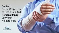 Want to hire a reputed and experienced lawyer in Niagara Falls? Contact Derek Wilson. From disability insurance claims to motor vehicle accidents, he will understand both sides and will provide an appropriate solution.