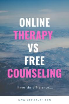 know the difference between online therapy and Free counselling. Visit BetterLYF or Call on +919266626435 to know more