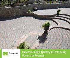 At Toemar, we pride ourselves in providing high-quality interlocking pavers to suit your individual requirements. Our interlocking pavers are durable and economical as compared to other ground covers.