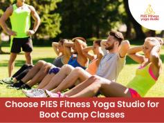 A fitness boot camp is a type of group physical training program conducted by PIES Fitness Yoga Studio. Our personal trainers provide boot camp classes that are designed to keep you on your feet and sweating it out from start to finish.