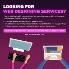 In the current Digital World, having a good website design is essential. A well-designed website can tell more about our business & services & in a presentable way. If you are also looking for the web designing services in Ludhiana, then Vismaad Labs, an experienced company will be your best option. For more information, you can visit our website. https://www.vismaadlabs.com/