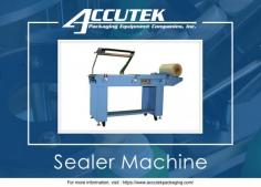 We provide semi-automatic as well as fully-automatic sealer machines, which can perform the robust packaging tasks in minimum time with increased production rate. 
