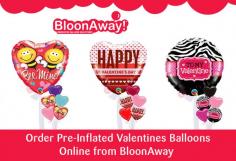 Show your love towards your loved one with personalised valentine's balloons available at Bloonaway. Our balloons are ideal for any age girl, boy, man, woman, and couple.
