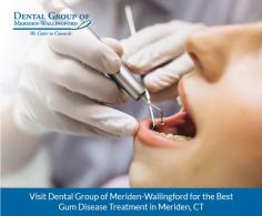 At Dental Group of Meriden-Wallingford, we specialize in treating gum diseases with a variety of non-surgical techniques. We are here to help you arrest your gum disease and bring your smile back to health. 