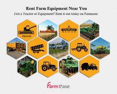 Rent Farm Equipment Near You
Got a Tractor or Equipment? Rent it out today on Farmease.

Download the app now or Visit https://www.farmease.app/