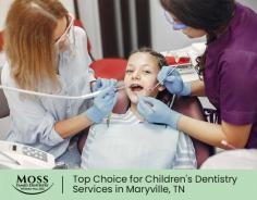 Moss Family Dentistry is a kids-oriented dentistry, serving the younger patients of Maryville, TN for many years. We aim to help every kid grow up without any fear of visiting a dentist.