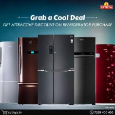 Keeping Vegetables fresh is first step towards Healthy living. Buy Fridge Online with amazing discount offer at Sathya Online Shopping.
https://www.sathya.in/refrigerator-2