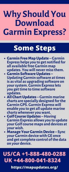If you or anyone travelling to an unknown place for the first time, there is a chance that you might get lost searching fare destination. It is only when you have already installed Garmin Express, you will be able to update your device anywhere, anytime. Some for info dial Garmin Map Update Toll-free Number USA/CA +1-888-480-0288, UK +44-800-041-8324
