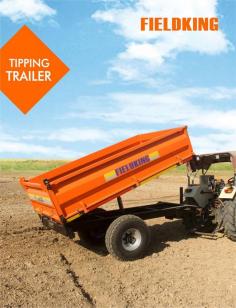 Fieldking LOADMAXX Tipping Trailer with wide Tubeless Tyres for better towing and loading stability and tipping mechanism for easy unloading of goods.

https://www.fieldking.com/product-portfolio/trailer/