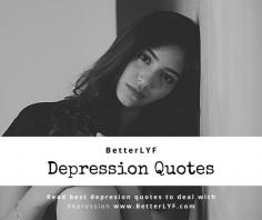 Depression is a mood disturbance that involves a resolute feeling of sadness and loss of interest. A person who is in depression needs care and positive support. Quotes and saying of depression can help to deal with depression. Here are the most popular depression quotes that you should read