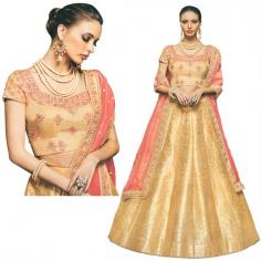Get Buff-Yellow Brocaded Lehenga with Floral Embroidered Choli and Crystal Studded Dupatta

There is no such thing as the perfect bridal lehenga. Each lehenga has its own personality, and whilst shopping for her trousseau every bride should focus on the key aspects that reflect hers. The first of those aspects is colour - the one you see on this page is a gracious gold superimposed with high-density brocade. This single hue dominates the colour palette of this ensemble, which is preferred by brides who are tired of the conventional reds, pinks, and oranges.

Visit for product: https://www.exoticindiaart.com/product/textiles/buff-yellow-brocaded-lehenga-with-floral-embroidered-choli-and-crystal-studded-dupatta-SKX41/

Lehenga Choli: https://www.exoticindiaart.com/textiles/SalwarKameez/lehenga/

Salwar Kameez: https://www.exoticindiaart.com/textiles/SalwarKameez/

Textiles: https://www.exoticindiaart.com/textiles/