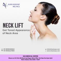 An erect and shapely neck area is every woman’s desire. 
A cosmetic procedure, NECK LIFT resolves signs of aging in form of excess skin and fat, wrinkling and creasing in the areas around neck, leaving a smoother and slimmer neckline.
Dr. Ajaya Kashyap over 30 years of experience and qualifications being a Triple American Board certified plastic surgeon allows him to deliver the best cosmetic surgery at affordable cost in Delhi.
Visit: https://www.drkashyap.com/cosmetic-plastic-surgery/necklift.html
Call: +91-9958221983, 9958221982
Now New Address: Khasra no 541/542, MG Road, Aya Nagar, Metro Pillar 184, Near the Arjan Garh Metro Station, New Delhi 110047 (India)
#necklift #cosmeticsurgery #plasticsurgeon #delhi #india
