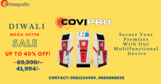 We are the best manufacturers of COVI-PRO Machine which has Temperature Detector Sensor with Automatic Hand Sanitizer along with a UV disinfection System to keep you away from Viruses. And we are the best dealers and distributors of COVID Protection Machine in Hyderabad India