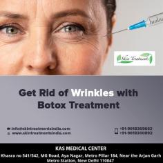 Wrinkles are the thin, deep, creased, and sagging skin that is especially noticeable on the face, neck, top of the forearms and back of the hands. 
The treatments for wrinkles include Botox®, Fillers, Chemical Peels, Smoothbeam Laser, Medical Microdermabrasion or Surgical Dermabrasion. These treatments may be recommended individually or in combination.

For any kind of enquire about, Wrinkle treatment please complete our contact form https://www.skintreatmentsindia.com/contact.html
Call: +91-9818963662, +91-9818300892
Send Your Query: info@skintreatmentsindia.com
Now New Address: Khasra no 541/542, MG Road, Aya Nagar, Metro Pillar 184, Near the Arjan Garh Metro Station, New Delhi 

#wrinkles #botox #fillers #dermalfiller #skintreatments #nonsurgicaltreatment
