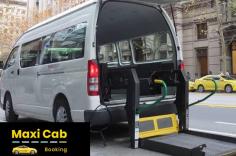 If you want to book a wheelchair taxi from Melbourne Airport, then you should contact Maxi Cab Booking Melbourne. We are a reliable taxi services provider in Melbourne. Book a wheelchair maxi cab in Melbourne will not be difficult for you.