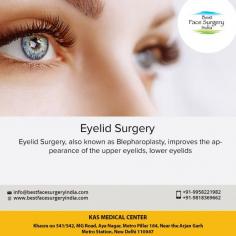 Removes excess fat, muscle and skin from upper and lower eyelids giving them a more awake and youthful while improving the contour.
If you have been thinking about getting a eyelid surgery in Delhi contact us for an appointment where we can discuss your requirements in more details. You can call us at +91-9958221982
Check out more details: www.bestfacesurgeryindia.com
#blepharoplasty #lowereyelid #uppereyelid #eyelidsurgery #cosmeticsurgery #plasticsurgeon #Delhi #India

