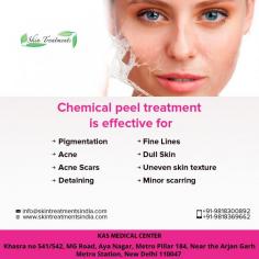 Peels can effectively treat issues like acne, acne scars, age spots, melasma, hyperpigmentation, rough skin, sun damage, fine lines, and wrinkles.
For more information about chemical peel treatment, or to schedule a consultation, please call Dr. Ajaya Kashyap Clinic (KAS Medical Center) today at +91-9818369662, 9958221983 or use our online appointment request form.
For more details visit: www.skintreatmentsindia.com
#chemicalpeel #acnescars #finelines #dullskin #pigmentation #skintreatments
