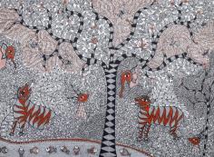 Get Folk Art Paintings - Dense Tree of Life with Wildlife and Fishes

Madhubani Art is one of the most famous art forms that has its roots from Mithila, a village in Bihar; it has a lineage of more than 2500 years and reflects the culture and traditions of its origin. The one shown on this page is a quintessence of its style, as Madhubani focuses on depicting themes of natural elements like flora and fauna or representation of ritual contents, like festivals, marriages or deities.

Visit for Product: https://www.exoticindiaart.com/product/paintings/dense-tree-of-life-with-wildlife-and-fishes-DP42/

Paintings: https://www.exoticindiaart.com/paintings/

#paintings #folkart #handmadepaintings #art #indianart #madhubanipaintings