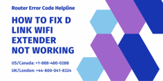 If you don't know how to fix D Link WiFi Extender Not Working, Get in touch with our experienced experts to fix your router error instantly. Just dial Router Error Code toll-free helpline number on USA/CA: +1-888-480-0288 and UK/London: +44-800-041-8324 for the best service. Our experts are 24*7 available for your queries. Read more:- https://bit.ly/3dhg7Xp
