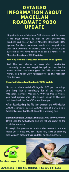 Magellan is one of the best GPS devices and for years it has been serving us with its best service and products and one of them is Magellan Roadmate 9020. But there are many people who complain that their GPS device is not working well. And according to our studies, we have found that people forget to do Magellan Roadmate 9020 Update.