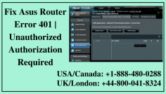 Are you looking for a solution on how to fix Asus Router Error 401? Don’t worry visit our website or get in touch with our experienced experts. Our experts are available 24*7 hours for you. For more information, call our toll-free helpline numbers at USA/CA: +1-888-480-0288 and UK/London: +44-800-041-8324. Read more:- https://bit.ly/3vkJCxi