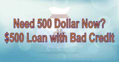 Need 500 Dollar Now? $500 Loan with Bad Credit |GetFastCashUS
Need 500 dollars today? Apply for a quick $500 loan with bad credit and get a quick decision from direct lenders! Avail $500 - $1,000 with no checks!
