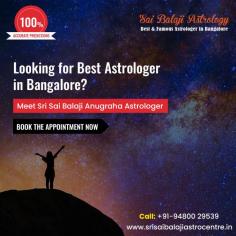  Sri Sai Balaji Anugraha, One of the Famous Astrologer in Bangalore with best astrological skills and served more than 10k peoples. 

Visit us: http://www.srisaibalajiastrocentre.in/