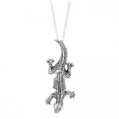 Lizard Pendant with Sterling Silver

Lizards have always been considered as a lucky omen in Hinduism and sometimes are opined to be an aspect of Goddess Lakshmi, therefore a lizard in house is a symbol of wealth and prosperity. This sterling silver lizard pendant is crafted in an artistic style having a striated body and seems to be in a crawling posture. A lizard pendant necklace is said to ward off your enemies and make them your good friends.

Lizard Pendant: https://www.exoticindiaart.com/product/jewelry/lizard-pendant-with-sterling-silver-LCL66/

Pendant: https://www.exoticindiaart.com/jewelry/sterlingsilver/pendant/

Sterling Silver: https://www.exoticindiaart.com/jewelry/sterlingsilver/

Jewelry: https://www.exoticindiaart.com/jewelry/

#jewery #pendant #sterlingsilver #lizardjewelry #lizardpendant #fashion #designerpendant